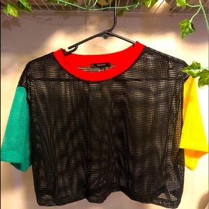 Mesh Crop Top